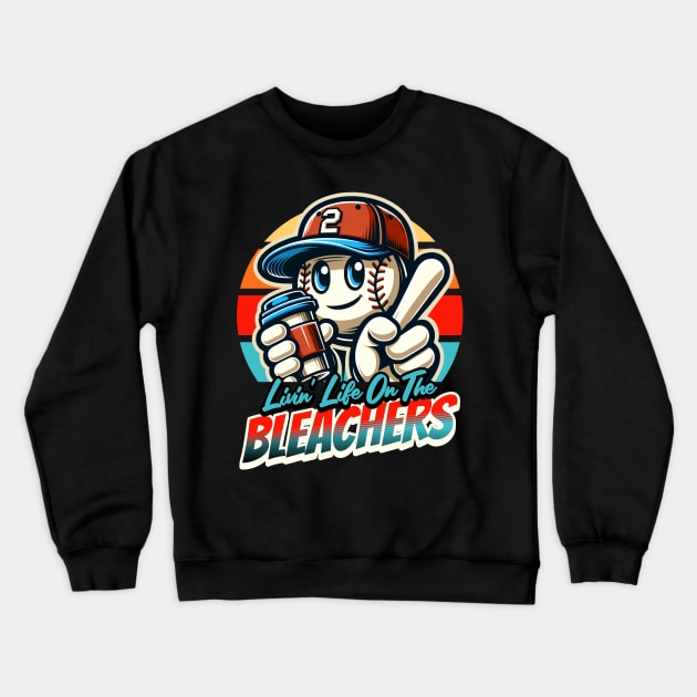 Living Life on the Bleachers Crewneck Sweatshirt by BankaiChu